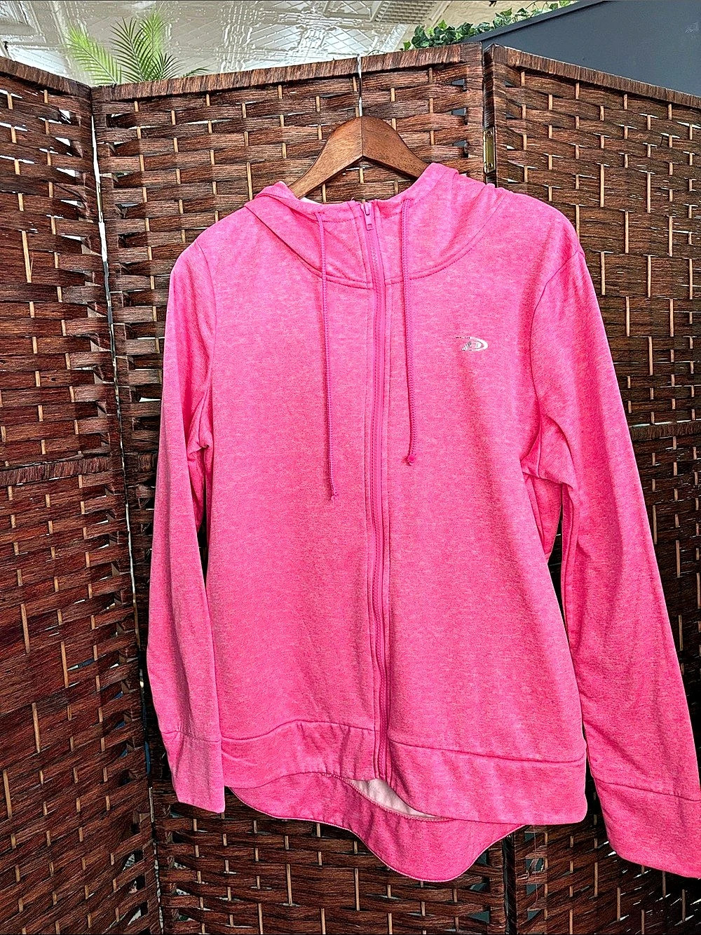 Pro Player Bright Pink Full-Zip Hoodie Size Large Like New